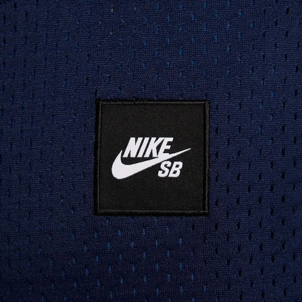 NIKE SB Basketball Jersey Top Unisex Adult Blue Gray Reversible Mesh